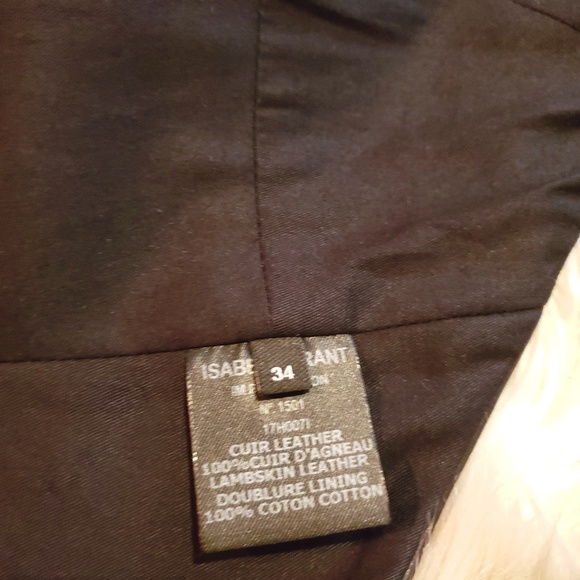 Isabel Marant Glenside Leather Bralette Top - Picture 6 of 8